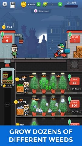 Weed Factory Idle для Android — скриншот 2
