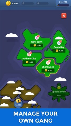Weed Factory Idle для Android — скриншот 3