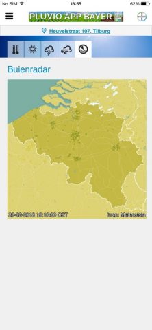 Weer Météo Bayer для iOS — скриншот 3