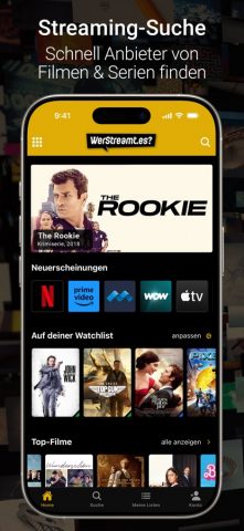 WerStreamt.es? Filme & Serien для iOS — скриншот 1