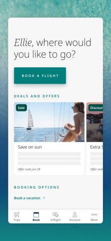 WestJet для iOS — скриншот 2