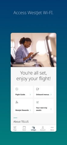 WestJet для iOS — скриншот 4
