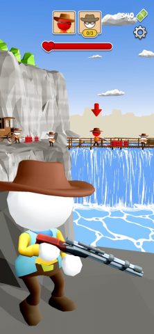 Western Sniper: Снайпер-шутер для iOS — скриншот 1