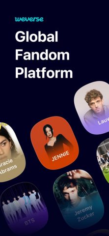 Weverse: Connect with Artists для iOS — скриншот 1