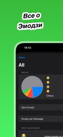 WhatStats Аналитика Чата для iOS — скриншот 4