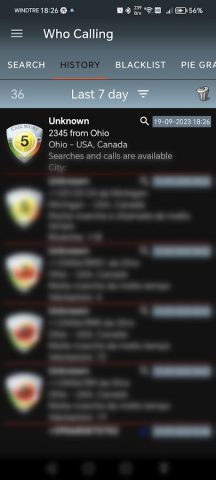 Who Calls — Call blocking для Android — скриншот 3