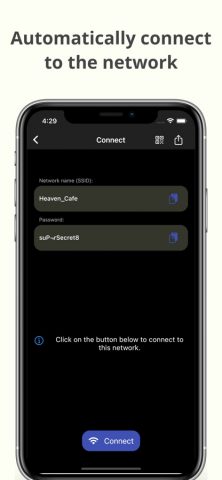 WiFi QR Connect для iOS — скриншот 2