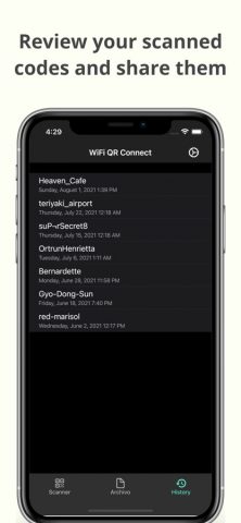 WiFi QR Connect для iOS — скриншот 4