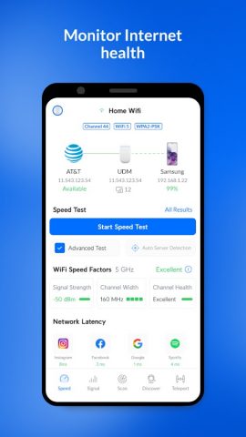 WiFiman для Android — скриншот 1