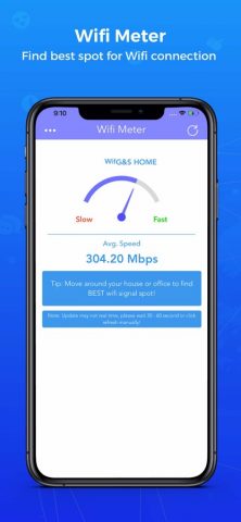 Wifi Signal Strength Meter для iOS — скриншот 1