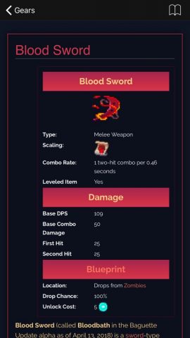 Wiki for Dead Cells для iOS — скриншот 5