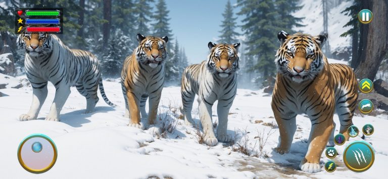 Wild Tiger Animal Survival для iOS — скриншот 1