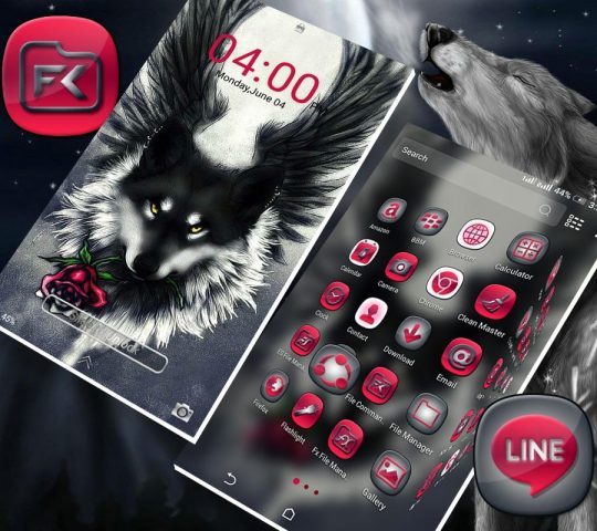 Wolf Launcher Theme для Android — скриншот 1