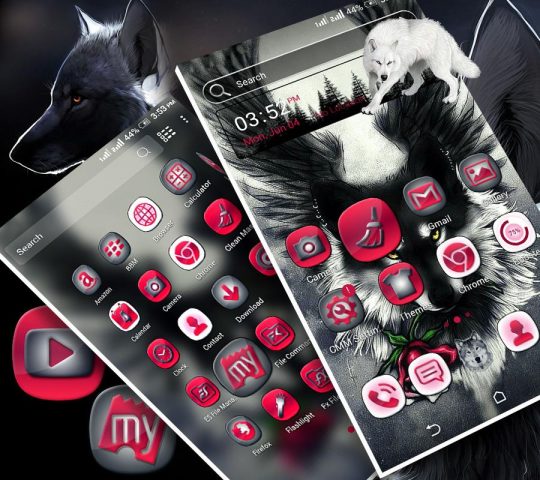 Wolf Launcher Theme для Android — скриншот 4
