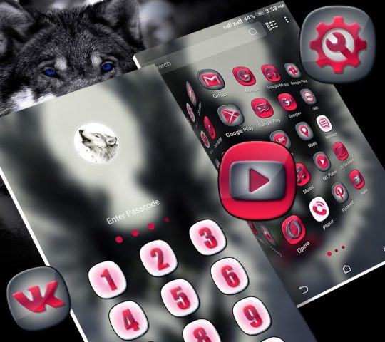 Wolf Launcher Theme для Android — скриншот 5