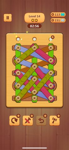 Wood Nuts & Bolts Puzzle для iOS — скриншот 2