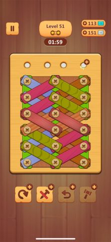 Wood Nuts & Bolts Puzzle для iOS — скриншот 3