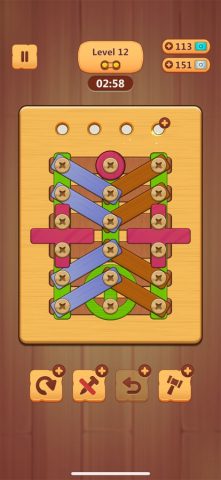 Wood Nuts & Bolts Puzzle для iOS — скриншот 5