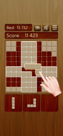 Woody Block Puzzle Brain Game для iOS — скриншот 1