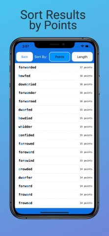 Word Cheats (for Scrabble) для iOS — скриншот 3