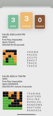 Word Games – PuzzWord для iOS — скриншот 3