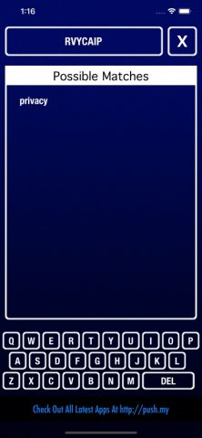 Word Scramble Solver для iOS — скриншот 3