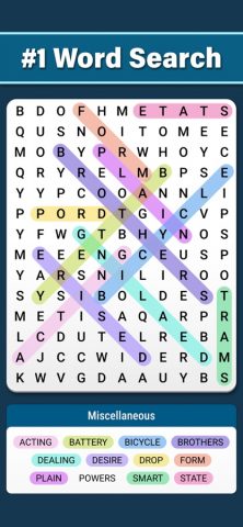 Word Search · для iOS — скриншот 1