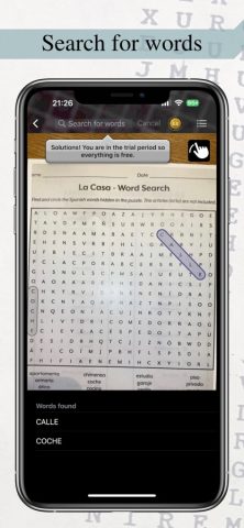 Word Search Scanner and Solver для iOS — скриншот 1