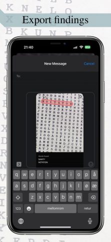 Word Search Scanner and Solver для iOS — скриншот 5