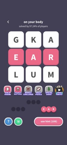 WordWhizzle Search для iOS — скриншот 1