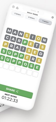 Worde — Daily & Unlimited для iOS — скриншот 2