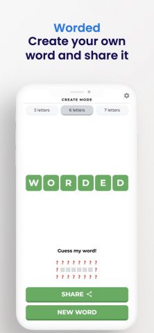 Worde — Daily & Unlimited для iOS — скриншот 3