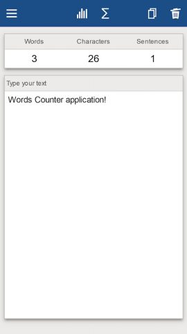Word Character Counter для Android — скриншот 4