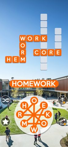 Wordscapes для iOS — скриншот 1