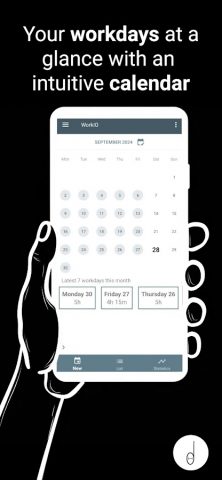 WorkIO — Work Time для Android — скриншот 2