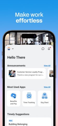 Workday для iOS — скриншот 1
