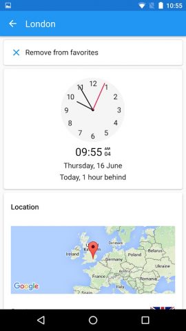 World Clock by timeanddate.com для Android — скриншот 5