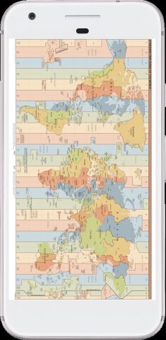 World Time Zone Map для Android — скриншот 2