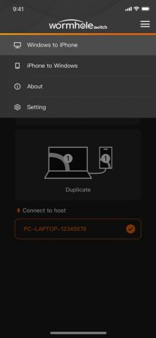 Wormhole — CrossLink для iOS — скриншот 1