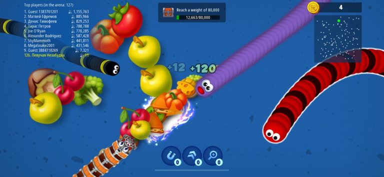 Worms Zone .io: Червячная зона — скриншот 2