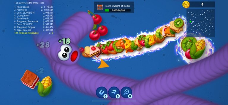 Worms Zone .io: Червячная зона — скриншот 3