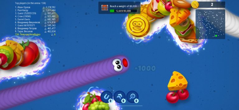 Worms Zone .io: Червячная зона — скриншот 4