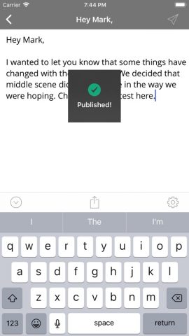 Write.as для iOS — скриншот 2