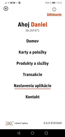 X-CARD для Android — скриншот 1