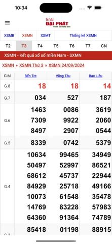 Xổ Số Đại Phát для iOS — скриншот 2