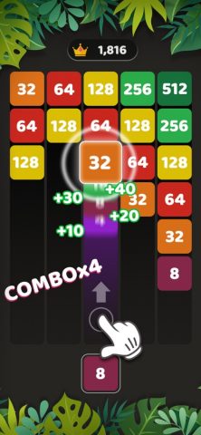 X2 Blocks — 2048 Number Puzzle для iOS — скриншот 2