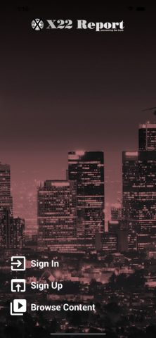 X22 Report для iOS — скриншот 1