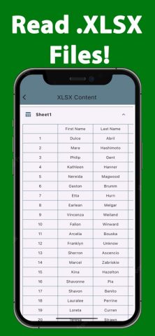 XLSX Reader Converter XLS PDF для iOS — скриншот 2