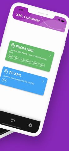XML Конвертер, XML в PDF для iOS — скриншот 2