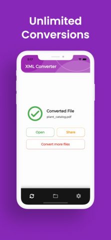 XML Конвертер, XML в PDF для iOS — скриншот 5